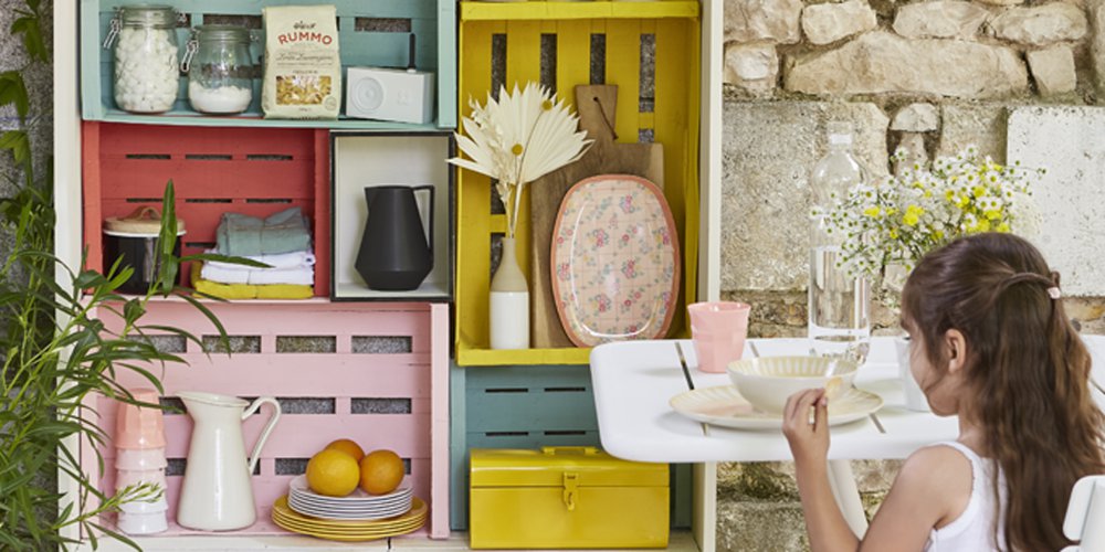 Les cagettes en bois recyclées